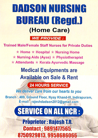 Dadson Nursing Bureau (Regd.) - Ad not verified